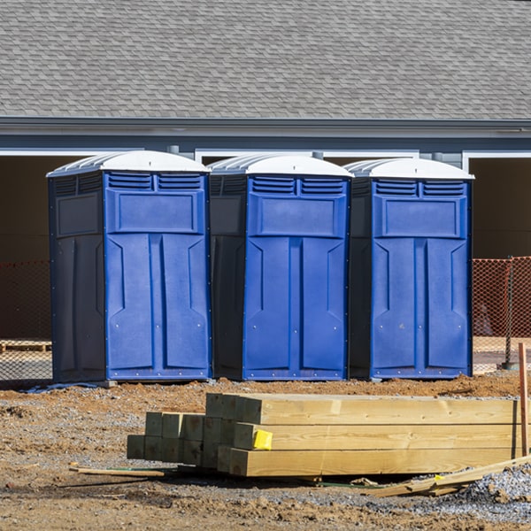 is there a specific order in which to place multiple porta potties in Big Stone City